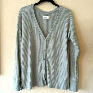 Abercrombie Soft A&F Cozy Waffle Long Sleeve